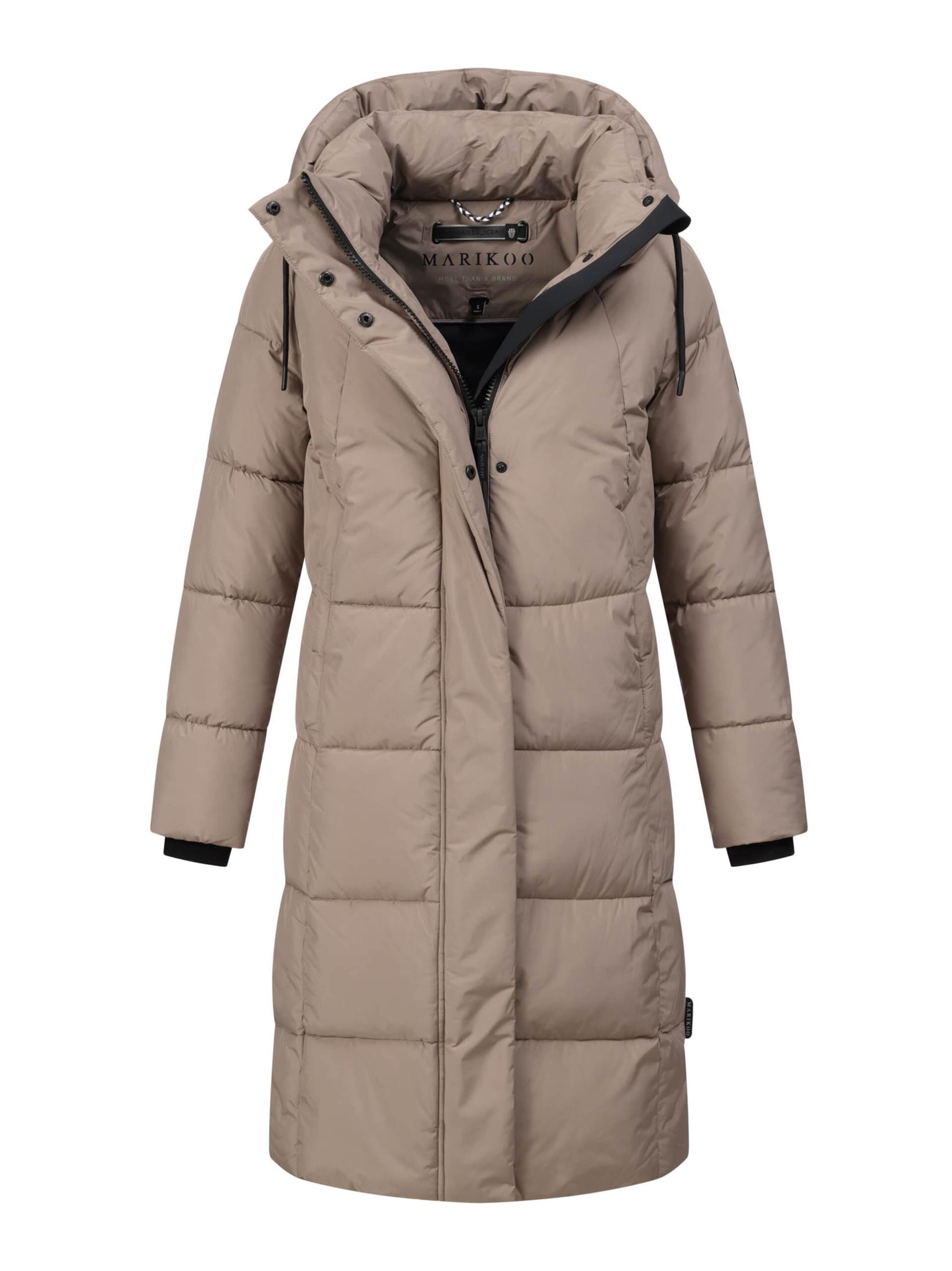 MARIKOO Wintermantel 'Tabiaa' in Grau