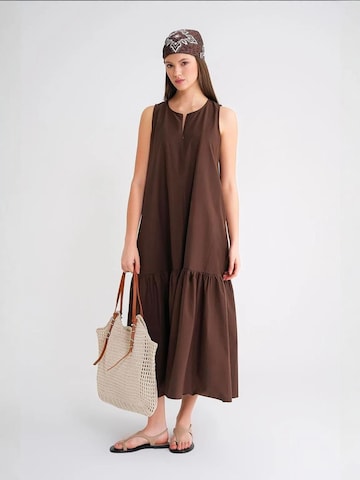 Robe d’été MixRay en marron