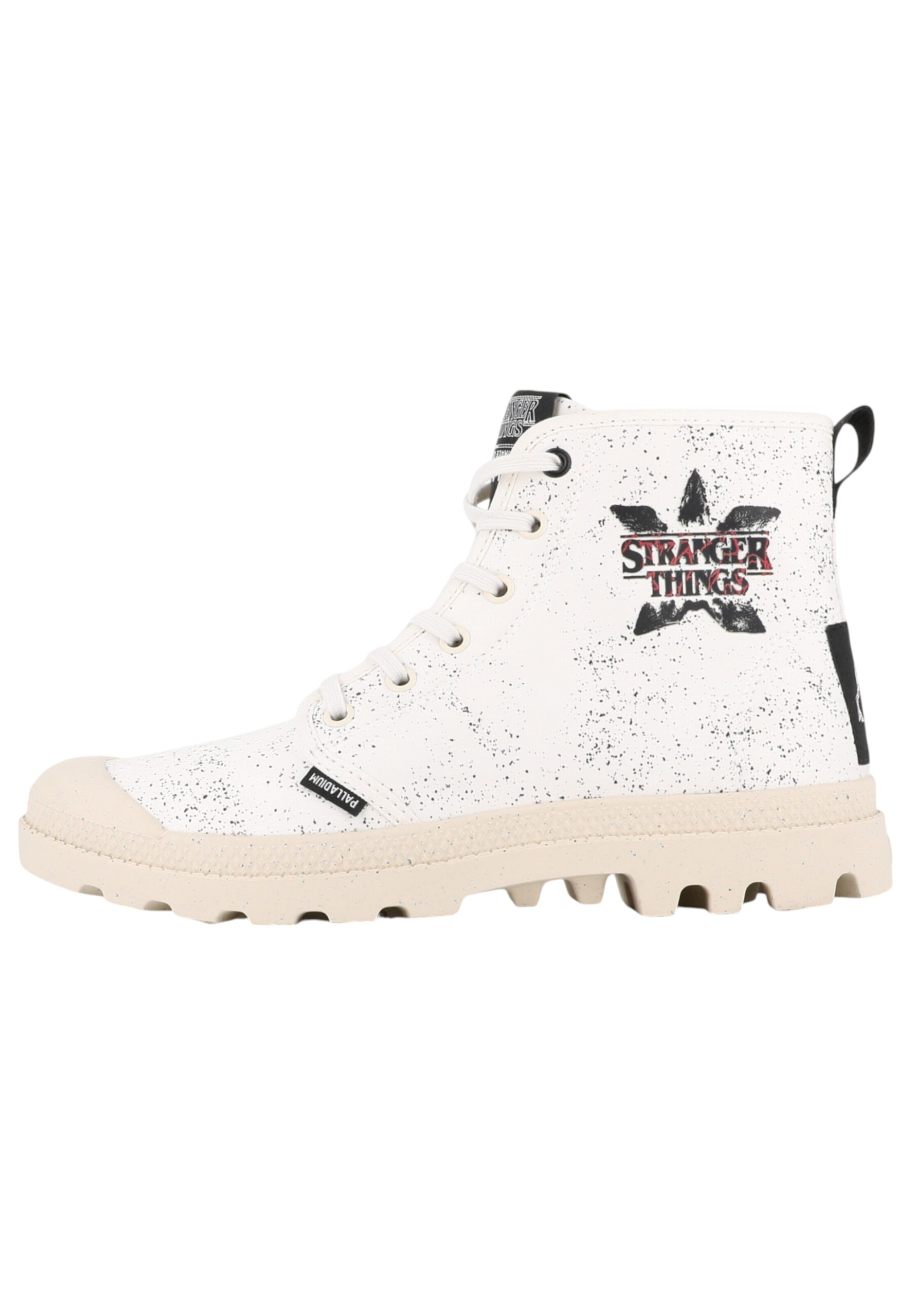 Palladium Schnürschuh in Weiß: Vorderseite