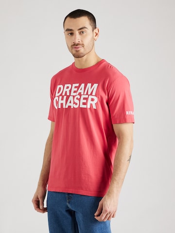 REPLAY Shirt in Rood: voorkant