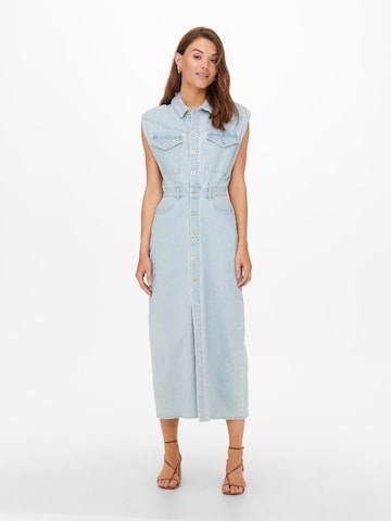 ONLY Shirt Dress 'LINDSEY' in Blue: front