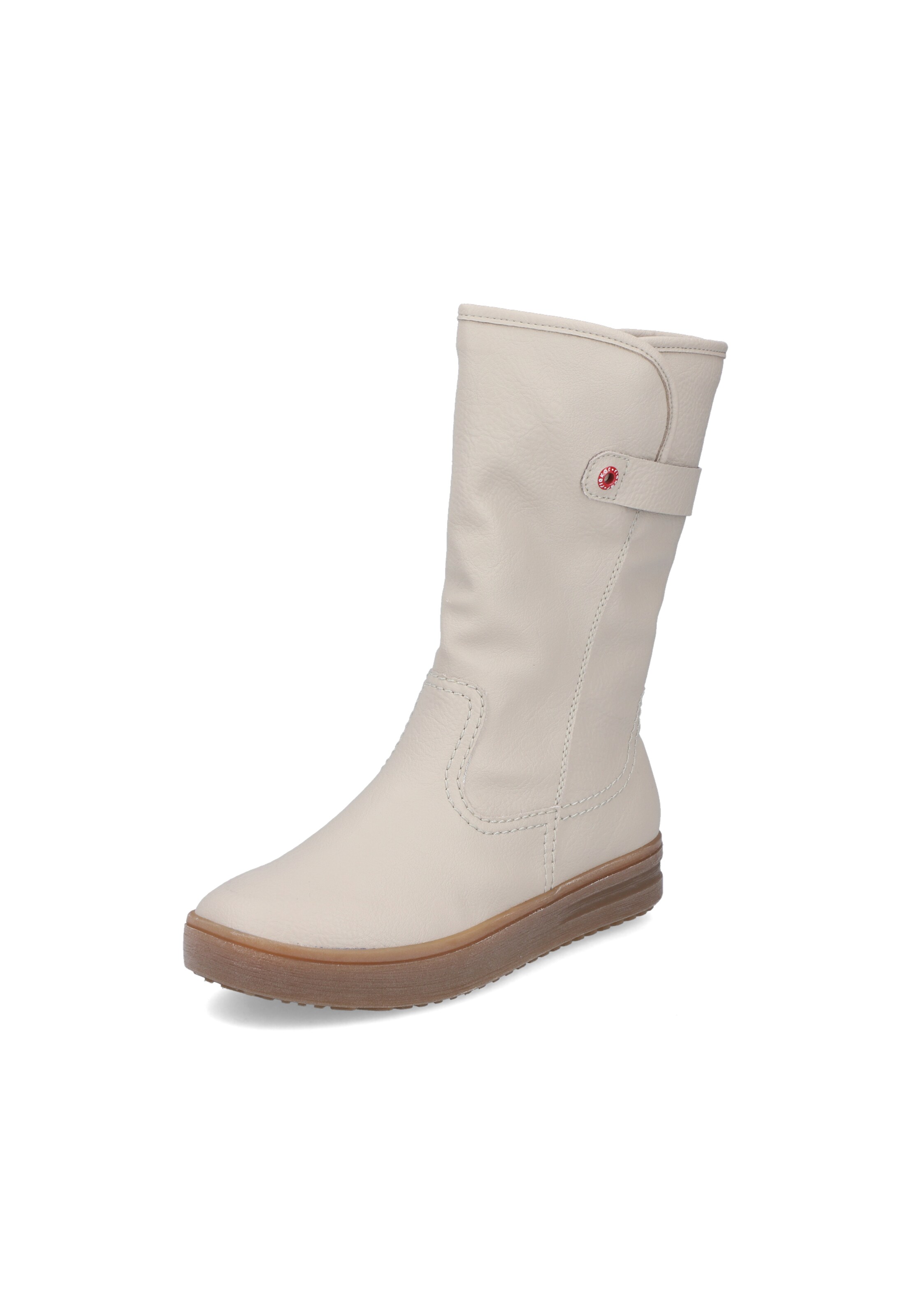 Boots ' L2580 ' Rieker en beige : devant
