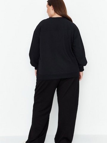 Trendyol Curve Wide leg Broek in Zwart