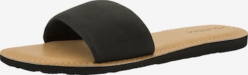 Volcom Mules ' SIMPLE SLIDE ' in Black: front