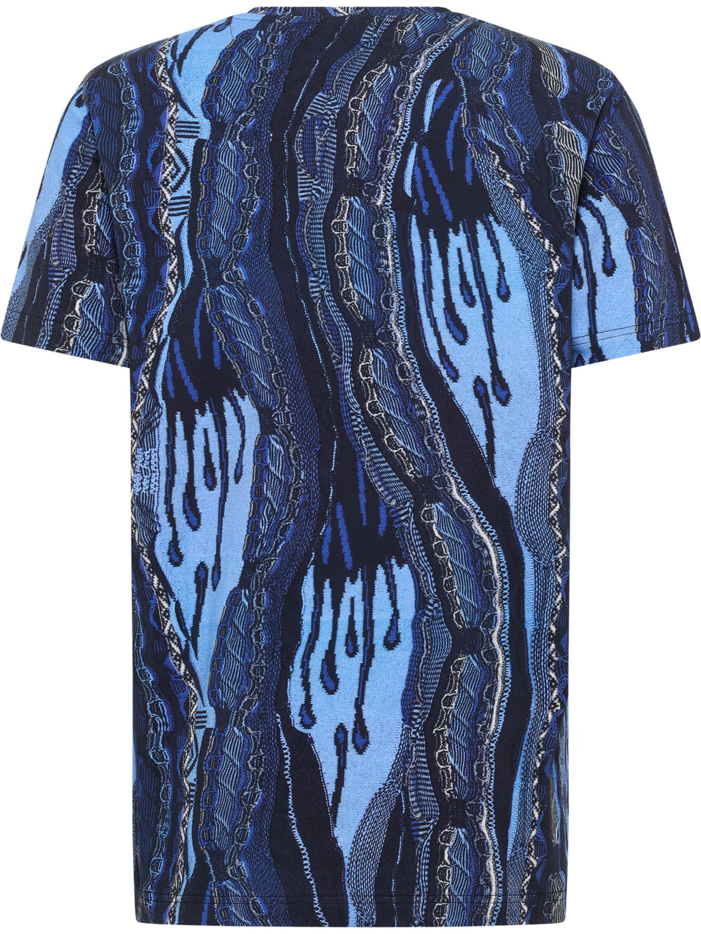 T-Shirt 'Erroi' Carlo Colucci en bleu