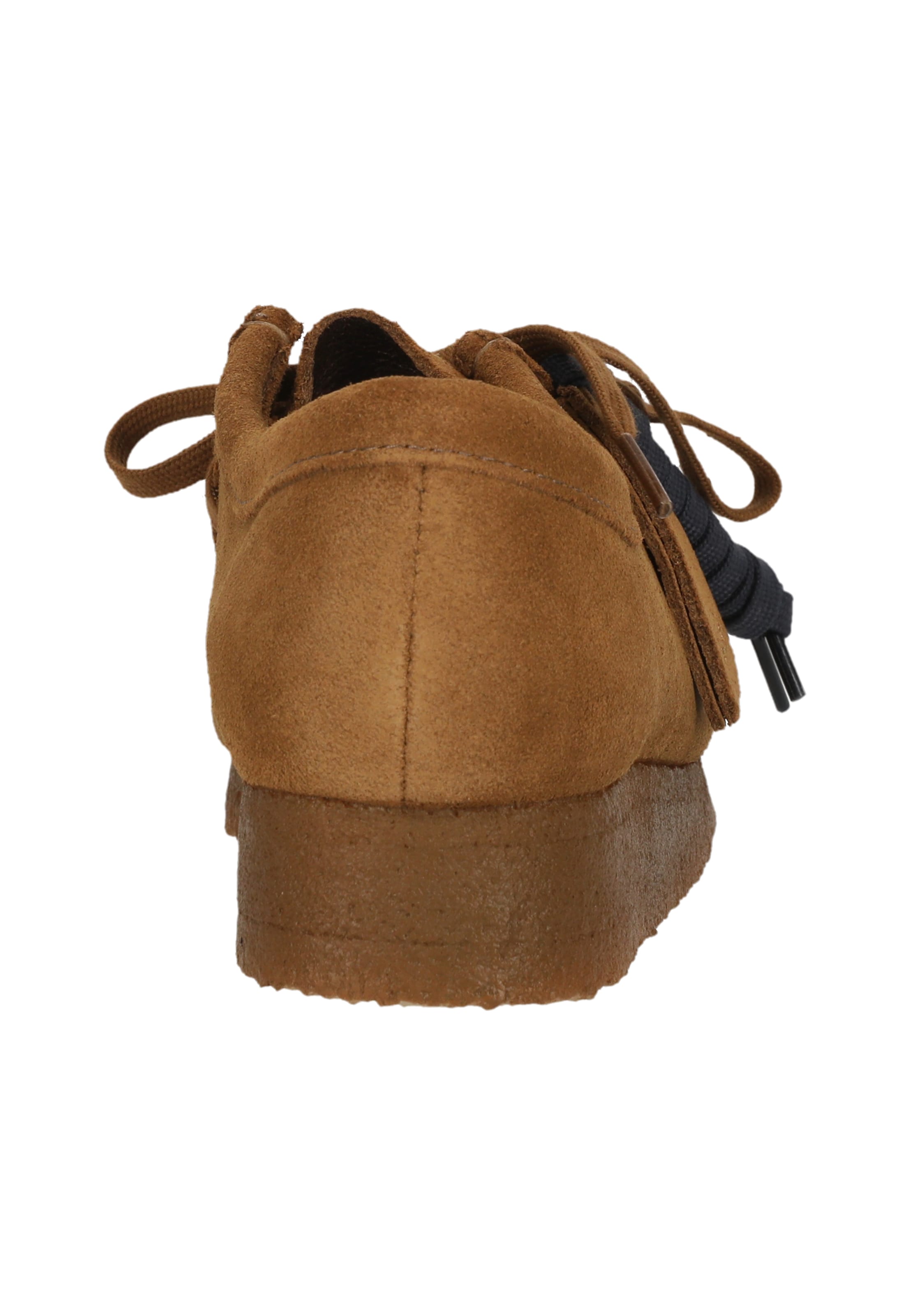 CLARKS Moccasin 'Wallabee Cola Suede' in Brown