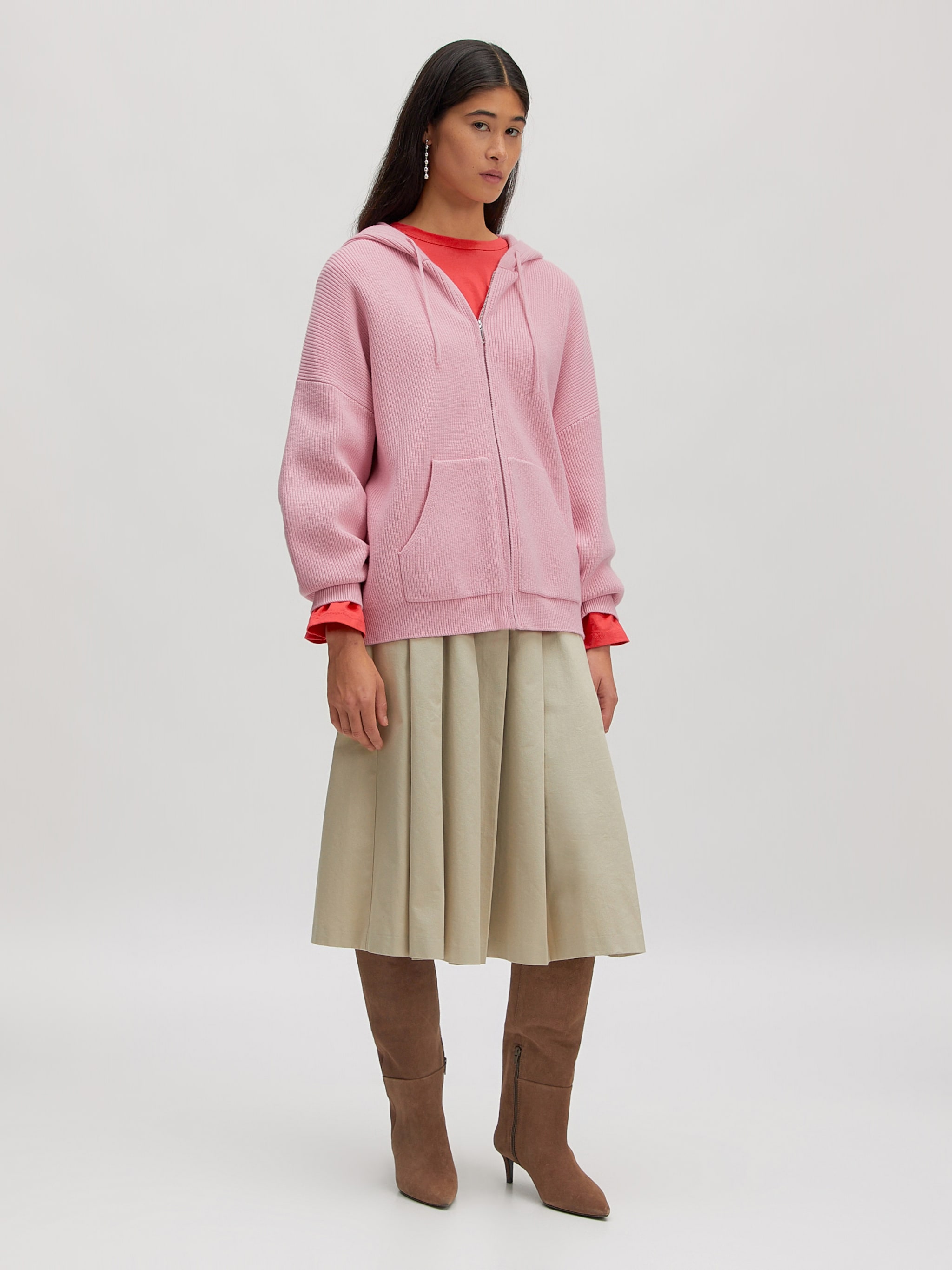 EDITED Neuheiten Strickjacke 'Celia' pink