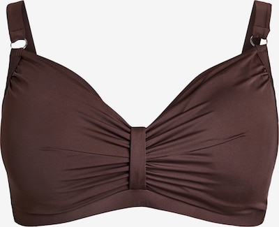 Bikinio viršutinė dalis 'Basic' iš Swim by Zizzi, spalva – tamsiai ruda, Prekių apžvalga