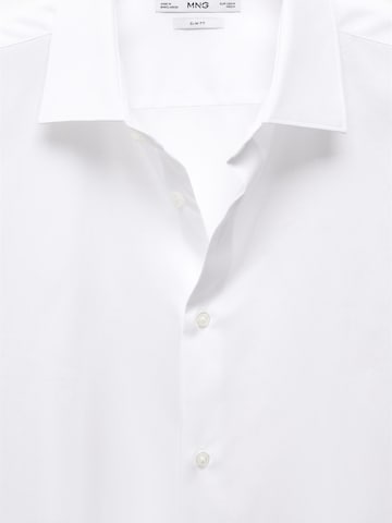 MANGO MAN Regular fit Button Up Shirt 'EMERITOL' in White