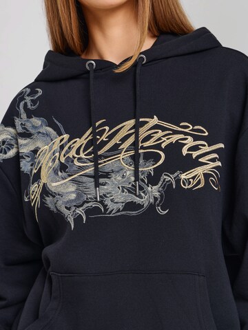 Ed Hardy Sweatshirt i svart