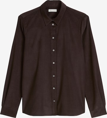 Marc O'Polo Blouse in Bruin: voorkant