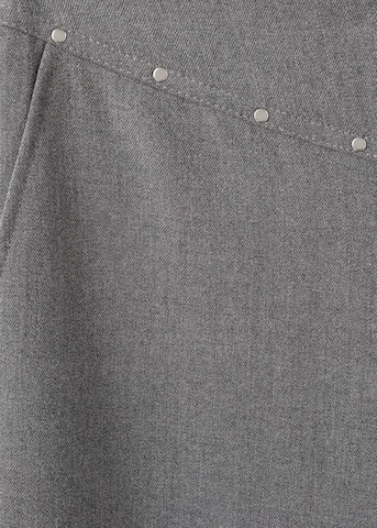 MANGO TEEN Wide leg Pants 'Leti' in Grey