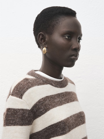 MANGO Pullover 'ARBOL' in Braun