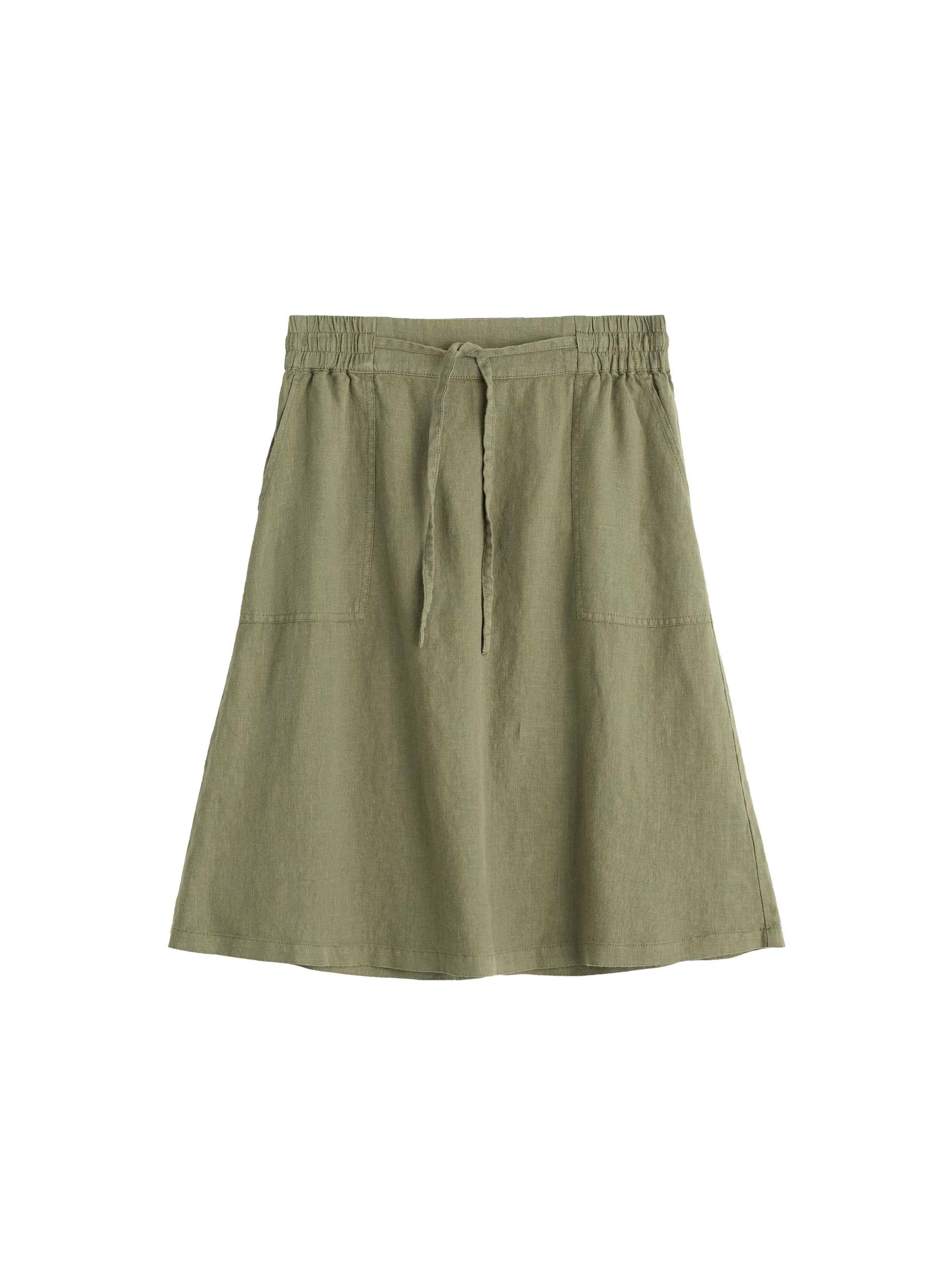Seasalt Cornwall Skirt 'Pepper Moth' in Green: front