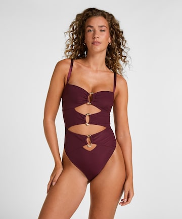 Hunkemöller Bodysuit 'Cassandra' in Purple: front