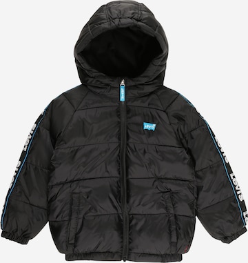 Levi's Kids Winter Jacket in Black: front