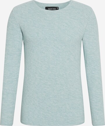 INDICODE JEANS Pullover 'Kristian' in Blau: predná strana