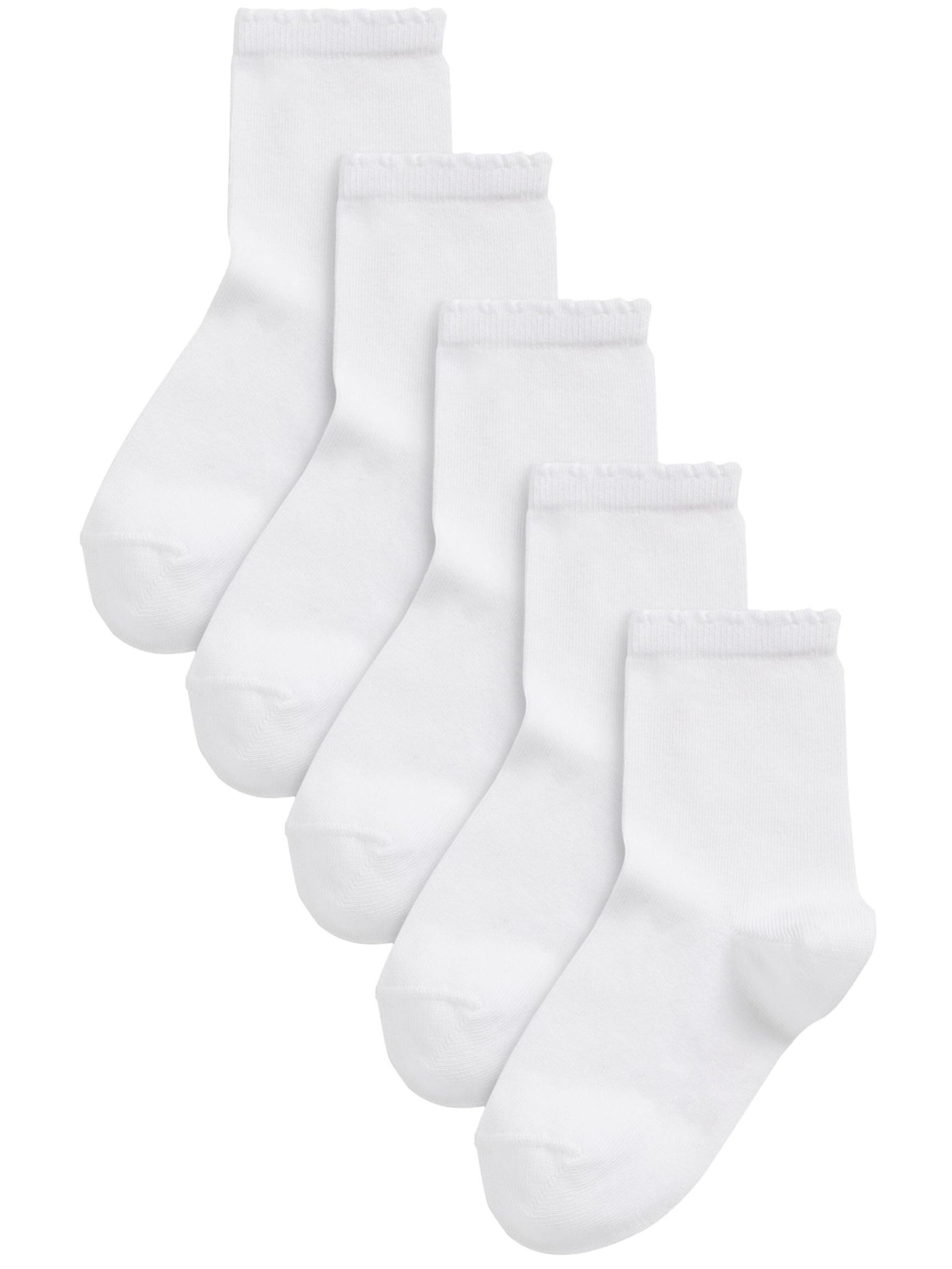 Chaussettes Next en blanc : devant