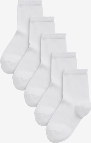 Chaussettes Next en blanc : devant