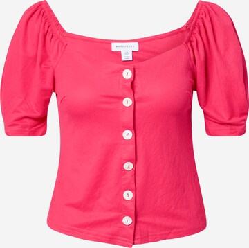 Warehouse - Blusa en rosa: frente