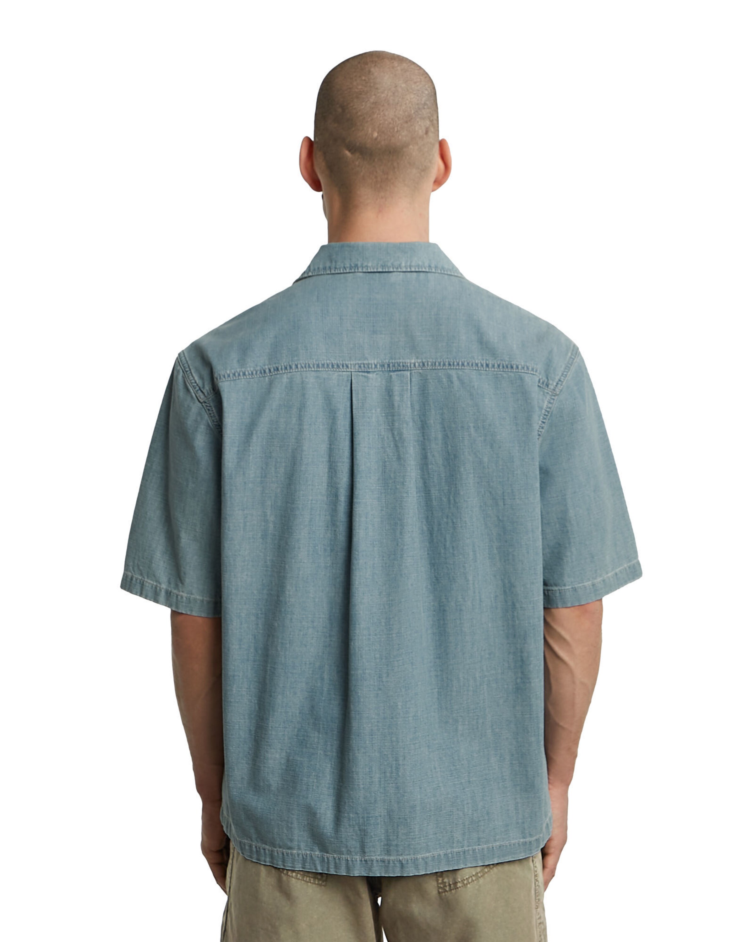 G-STAR Comfort fit Button Up Shirt in Blue