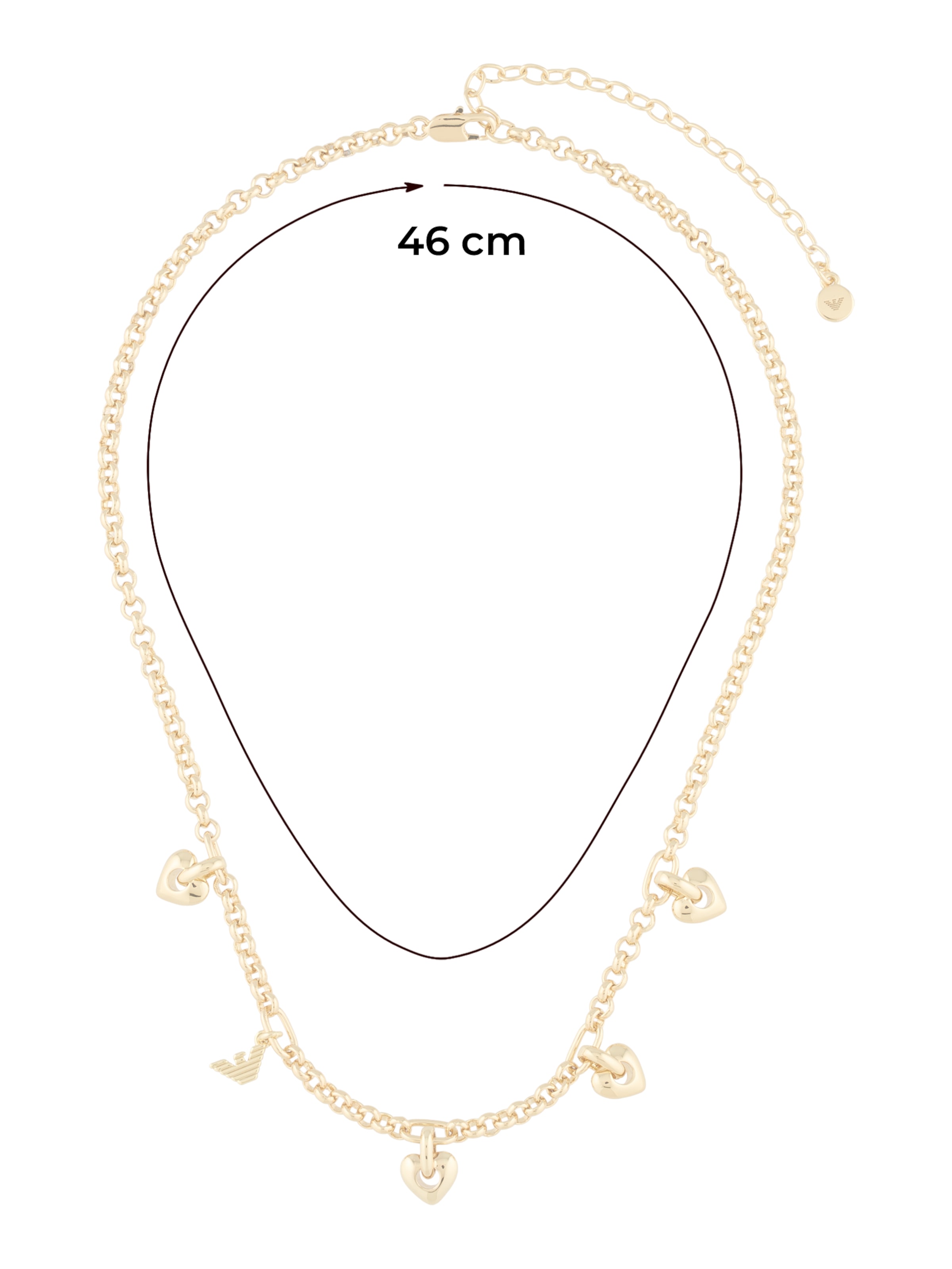 Emporio Armani Цепочка в Золотой