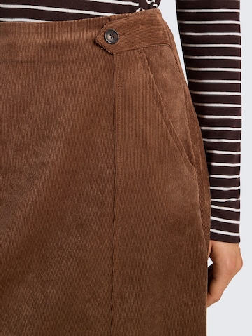 TOM TAILOR Skirt in Brown