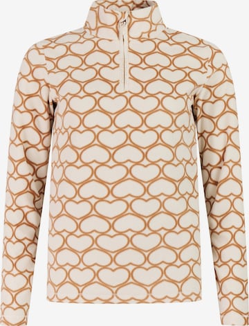 PROTEST Sports sweatshirt 'PRTRefuzzy' in White: front