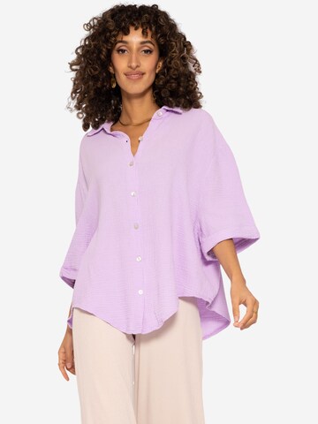 SASSYCLASSY Blouse in Purple: front