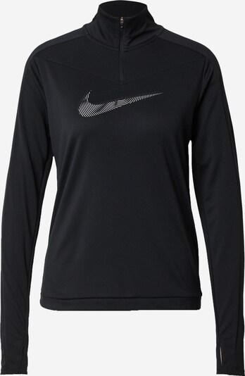 NIKE Camisa funcionais 'Swoosh' em cinzento / preto, Vista do produto