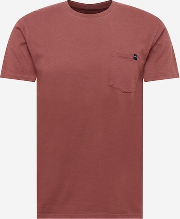 EDWIN T-Shirt 'Pocket' in Rot: predná strana