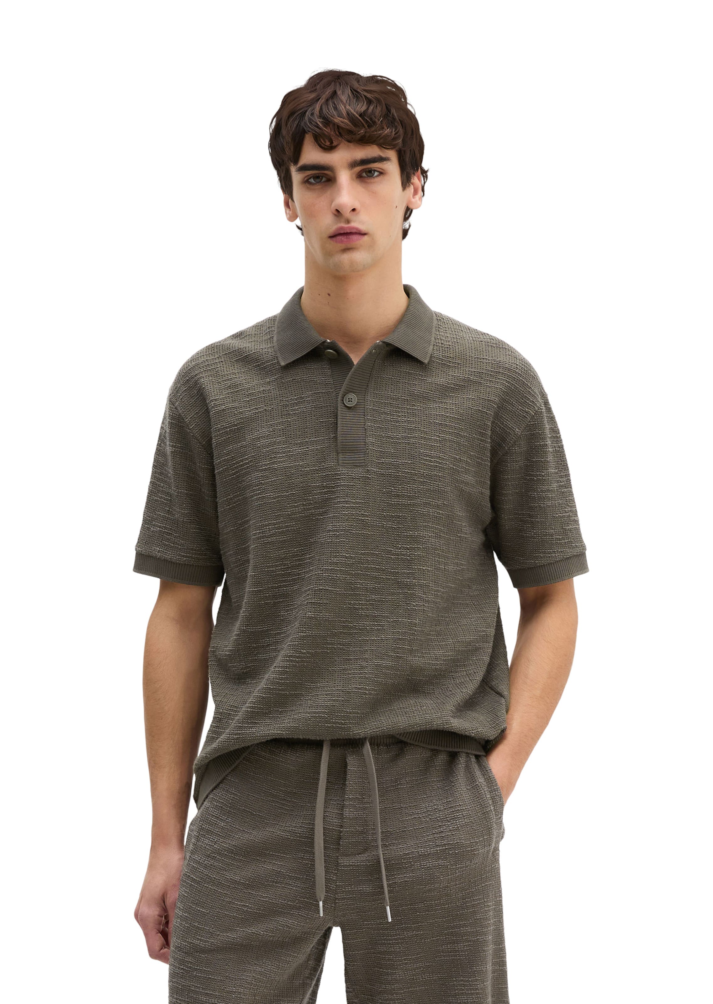 Marc O'Polo Shirt in Brown: front