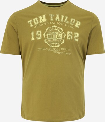 TOM TAILOR Men + T-Shirt in Grün: predná strana