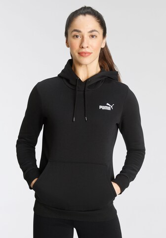 PUMA Sportovní mikina 'Essential' – černá: přední strana