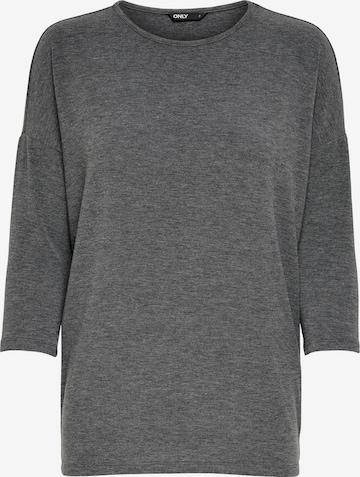 T-shirt 'Glamour' ONLY en gris : devant