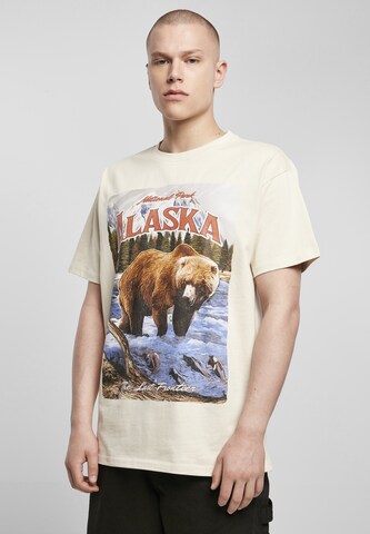 Maglietta 'Alaska' di Mister Tee in beige: frontale