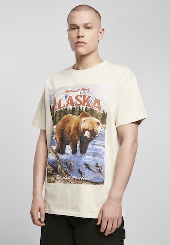 Mister Tee T-Shirt 'Alaska' in Beige: predná strana