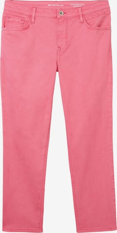 Coupe slim Jean 'Alexa' TOM TAILOR en rose : devant