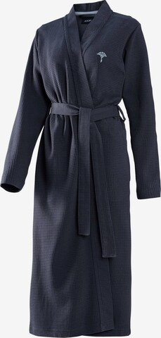 JOOP! Long Bathrobe in Blue: front