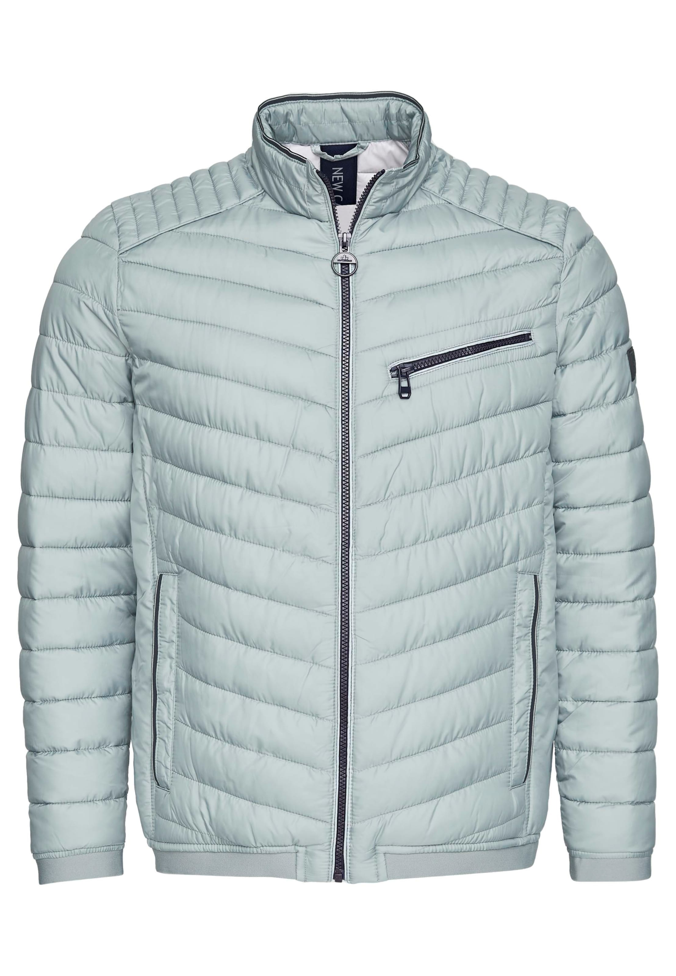 NEW CANADIAN Steppjacke in Grau: Vorderseite