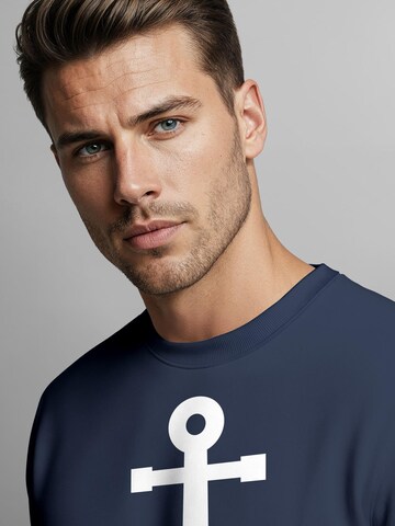 Neverless Sweatshirt 'Anker V2'‌‌‌‌‌‌‌‌ in Blau