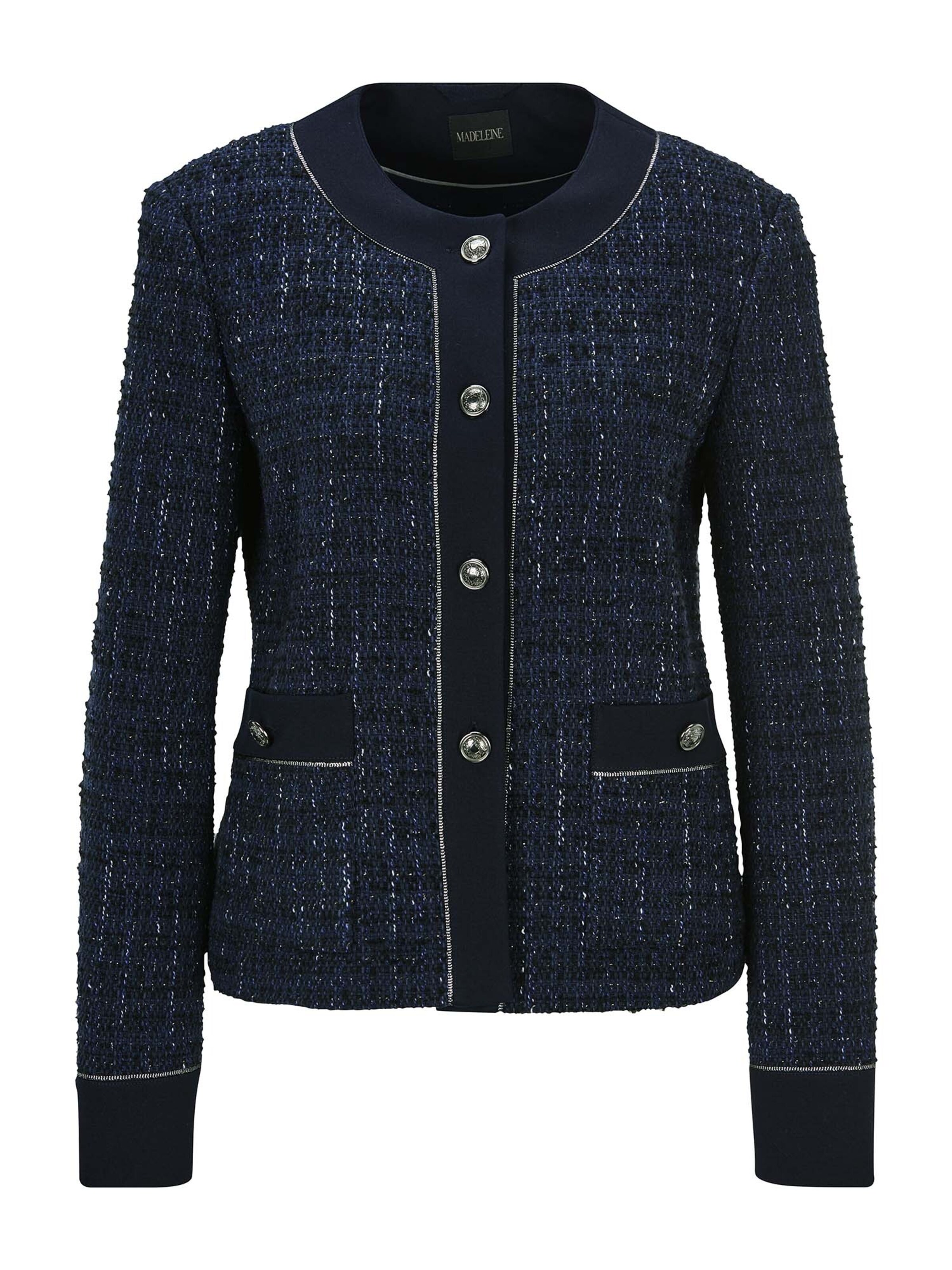 Blazer MADELEINE en bleu : devant