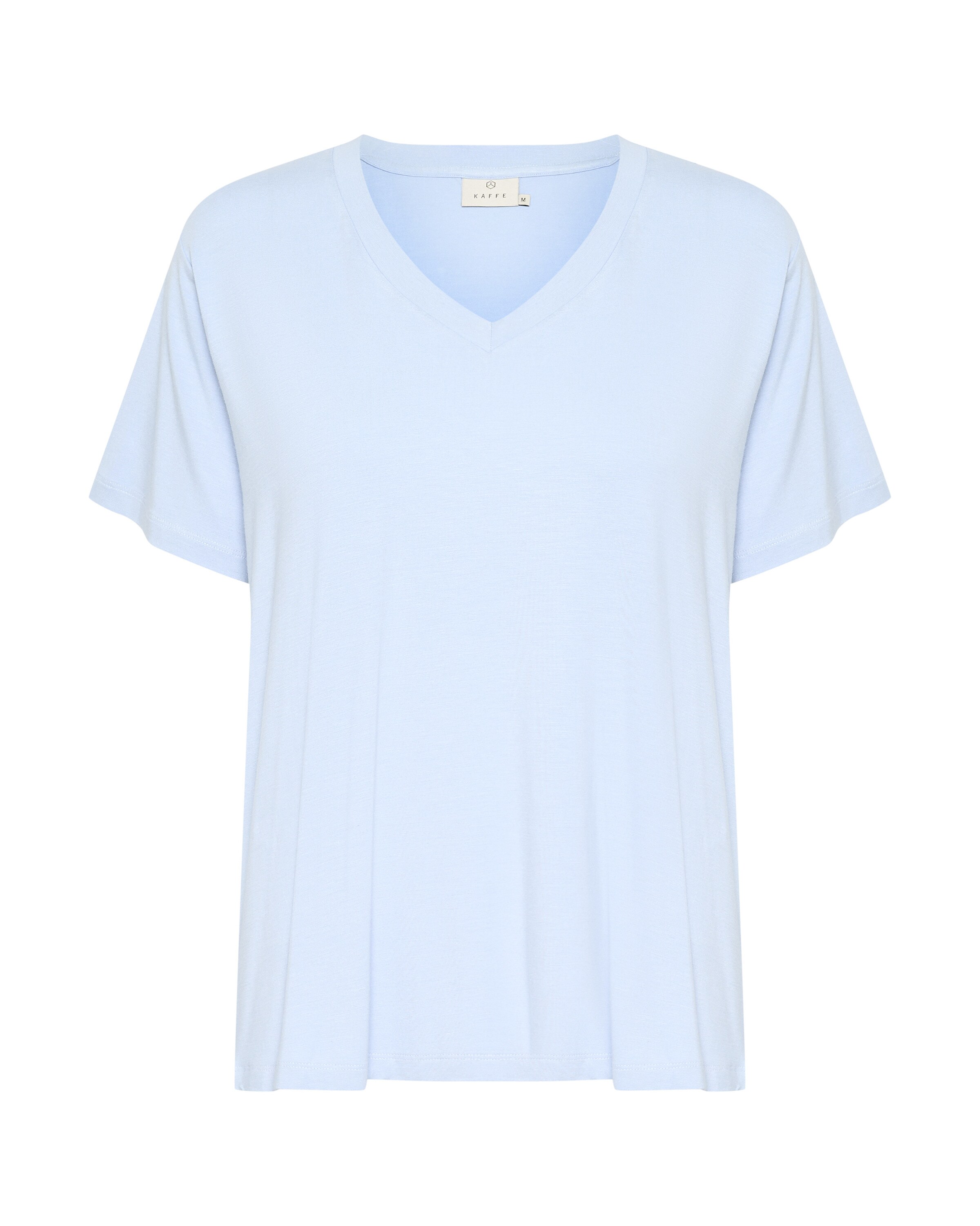 T-shirt Kaffe en bleu : devant