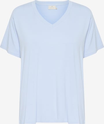 zils Kaffe T-Krekls: no priekšpuses