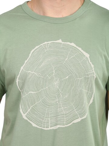 Maglietta '"Biglsice" Bamboo Green' di Life-Tree in verde