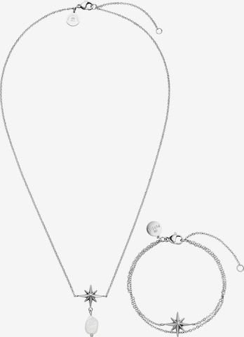 Parure de bijoux 'Windrose' PURELEI en argent : devant