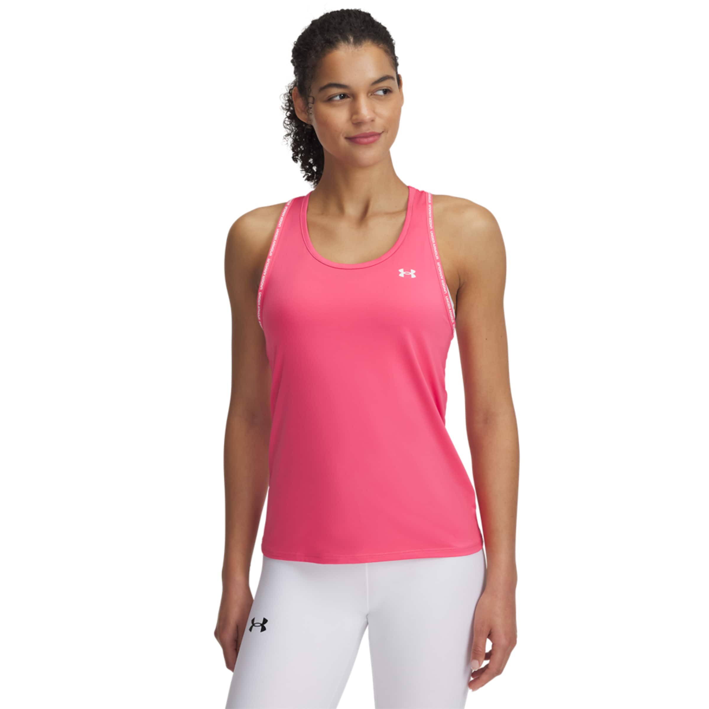 UNDER ARMOUR Sporttop 'Knockout' in Pink: Vorderseite