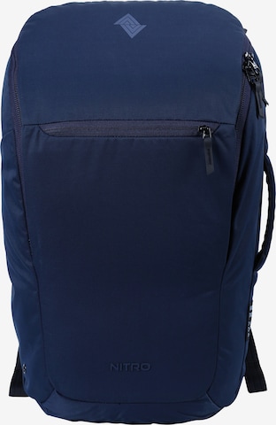 NitroBags Rugzak 'Nikuro' in Blauw: voorkant