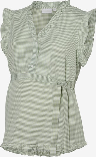 MAMALICIOUS Bluza 'MLEMS LIA' u zelena / bijela, Pregled proizvoda