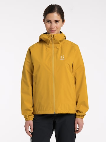 Haglöfs Outdoor Jacket 'Buteo' in Yellow: front